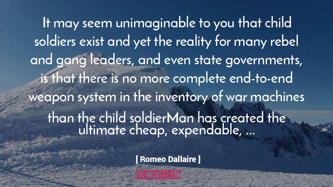 Expendable quotes by Romeo Dallaire