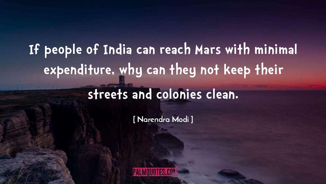 Expenditure quotes by Narendra Modi