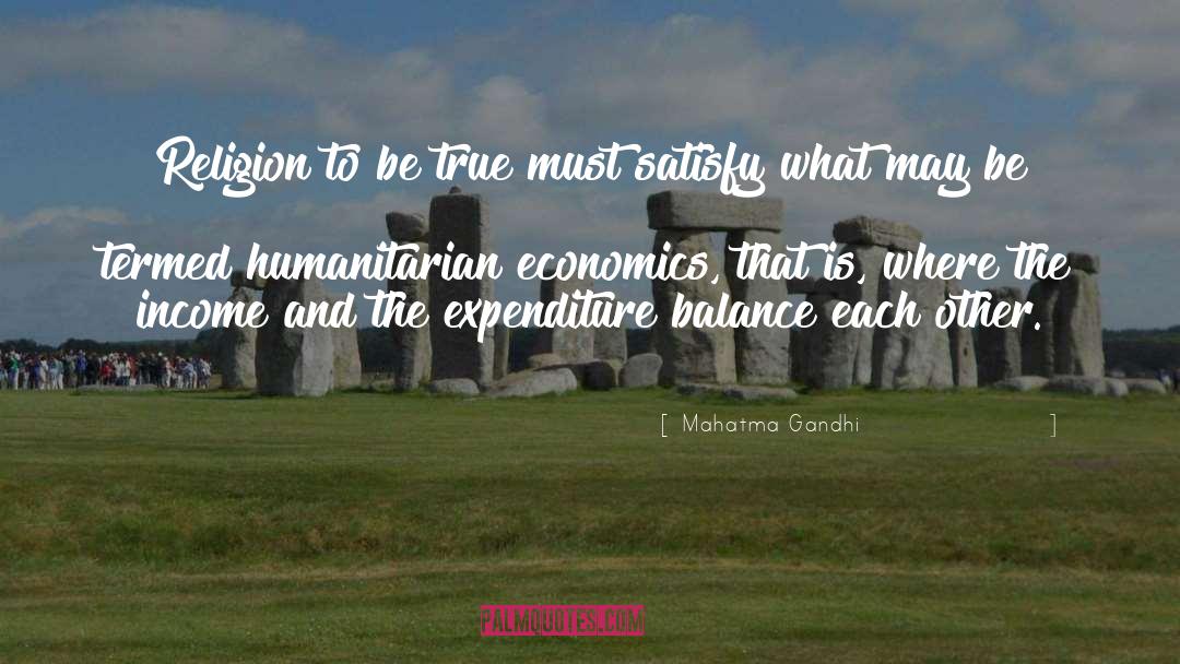 Expenditure quotes by Mahatma Gandhi