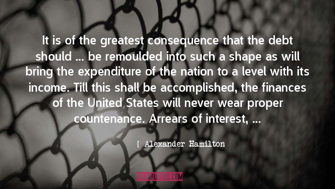 Expenditure quotes by Alexander Hamilton