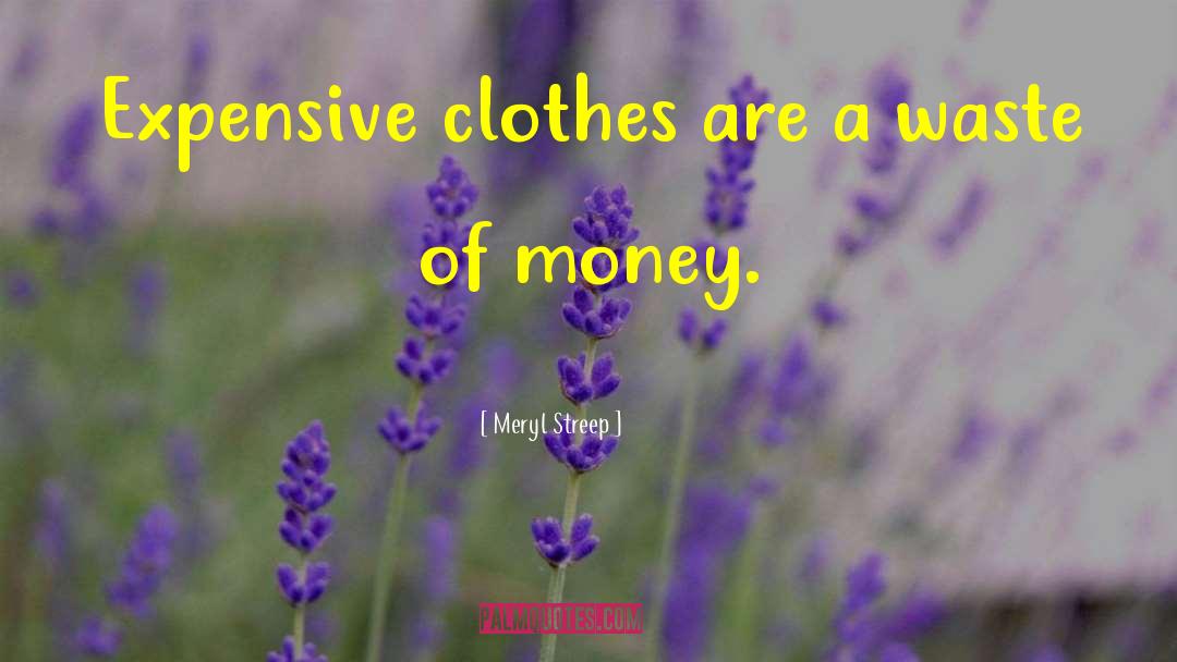 Expensive Clothes quotes by Meryl Streep