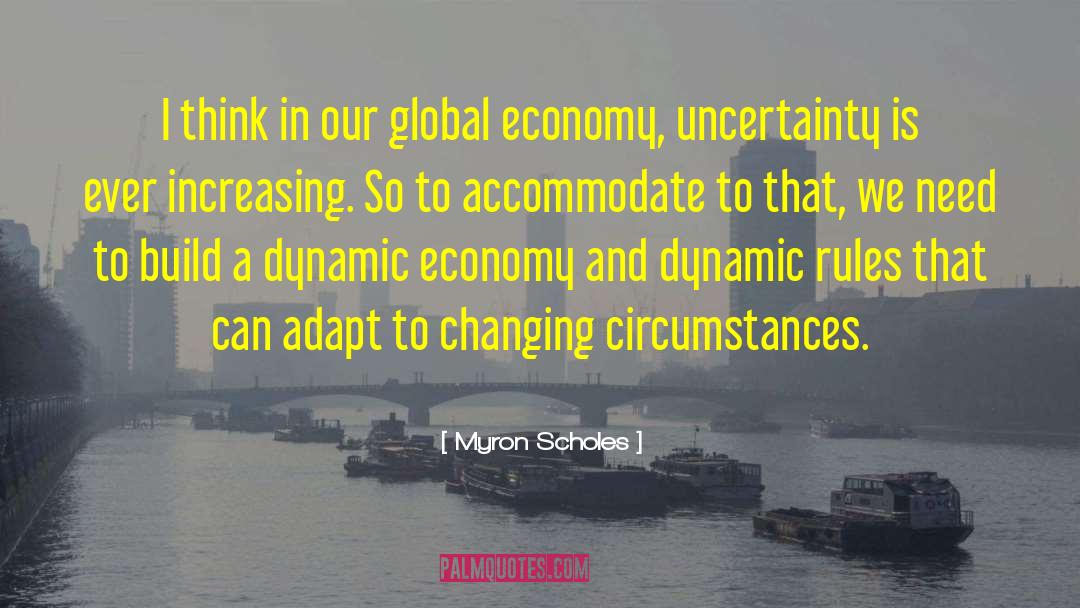 Experience Economy quotes by Myron Scholes
