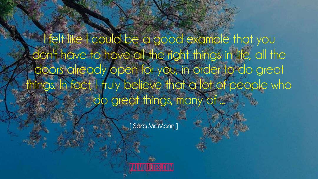 Experience From Life quotes by Sara McMann