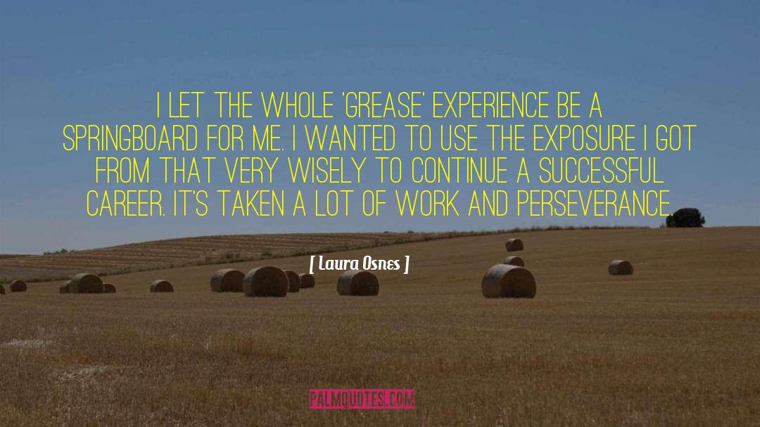 Experience From Life quotes by Laura Osnes
