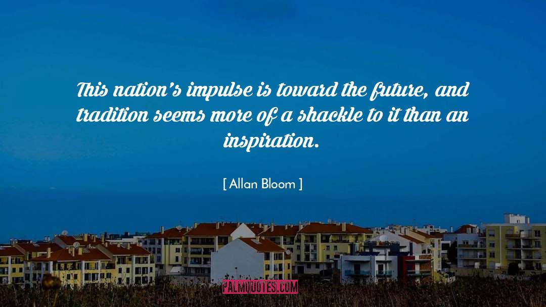 Experience Inspiration quotes by Allan Bloom