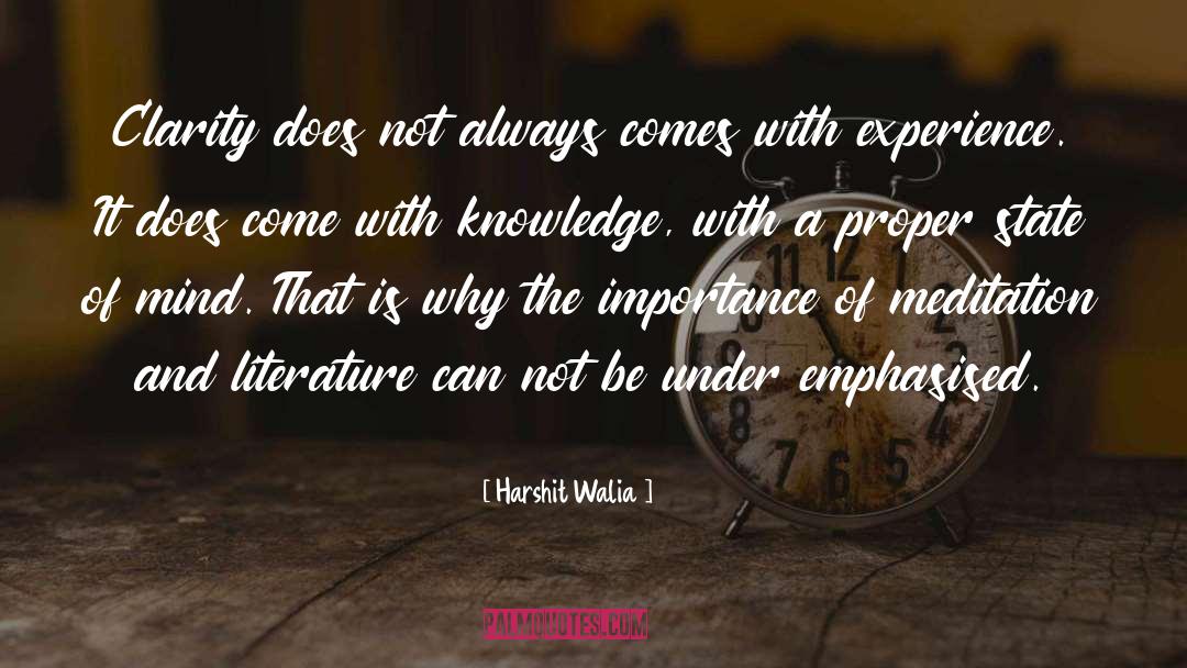 Experience Is Education quotes by Harshit Walia