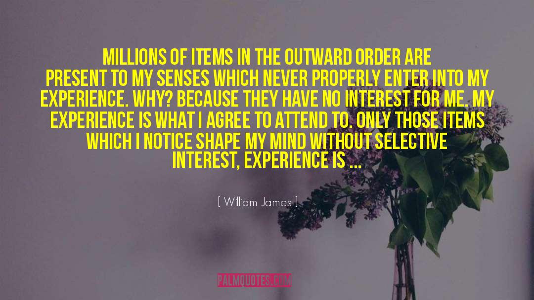 Experience Is Education quotes by William James