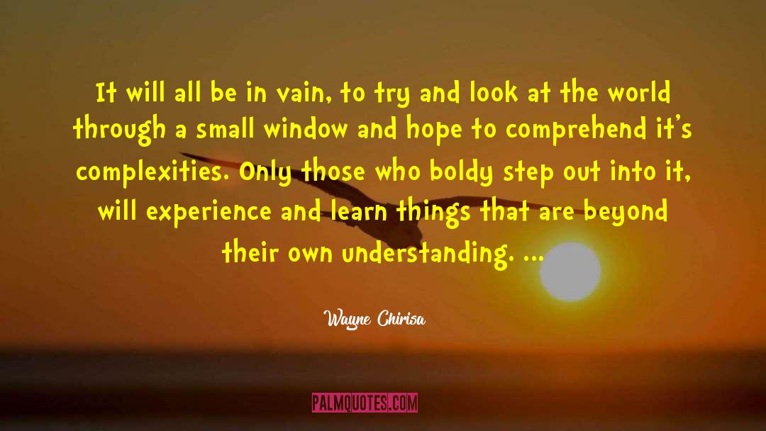 Experience It Tours quotes by Wayne Chirisa