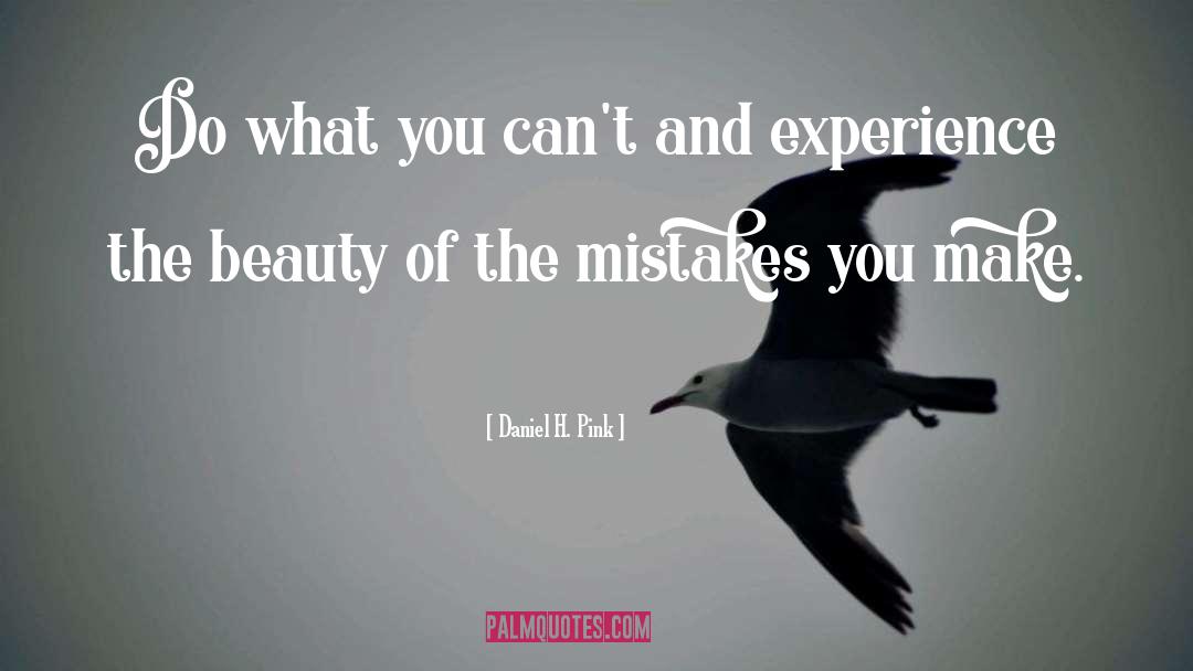 Experience Mistakes Wisdom quotes by Daniel H. Pink