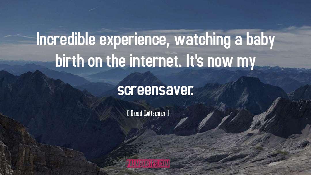 Experience quotes by David Letterman