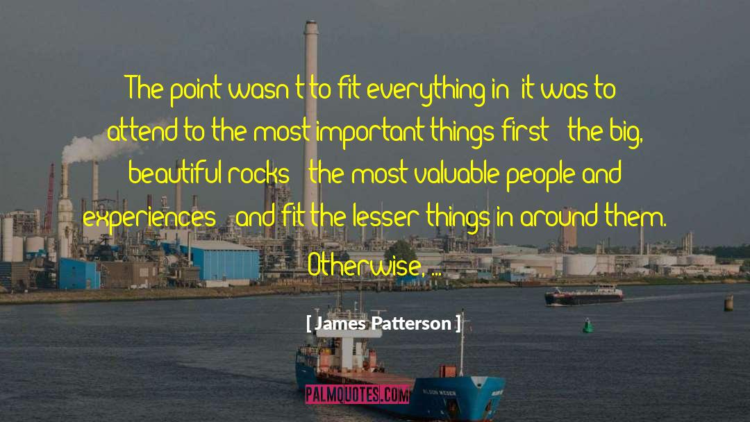 Experiences And Adventures quotes by James Patterson