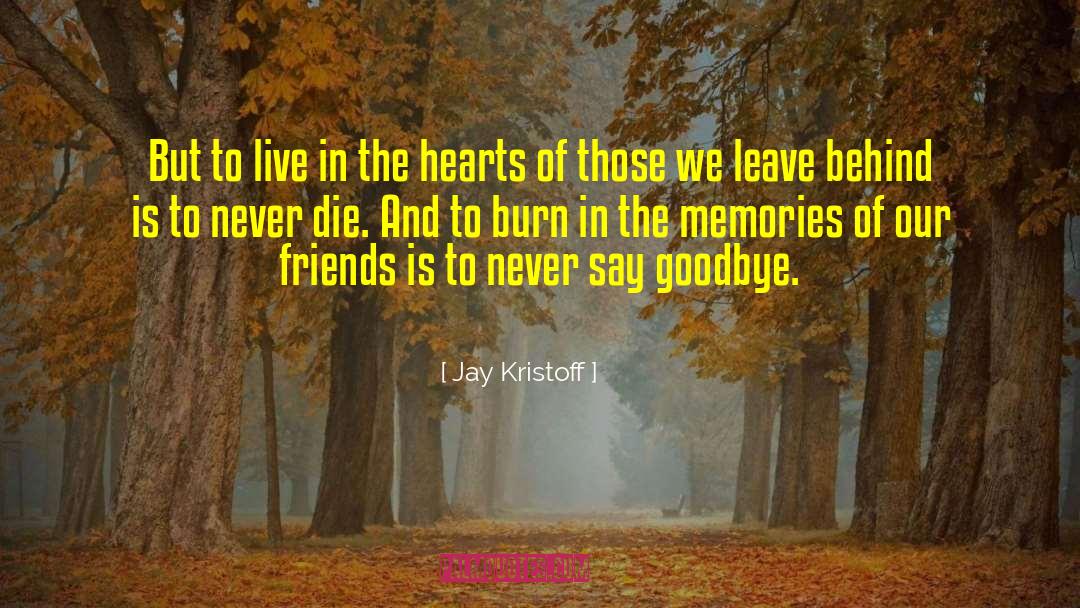 Experiences And Memories quotes by Jay Kristoff