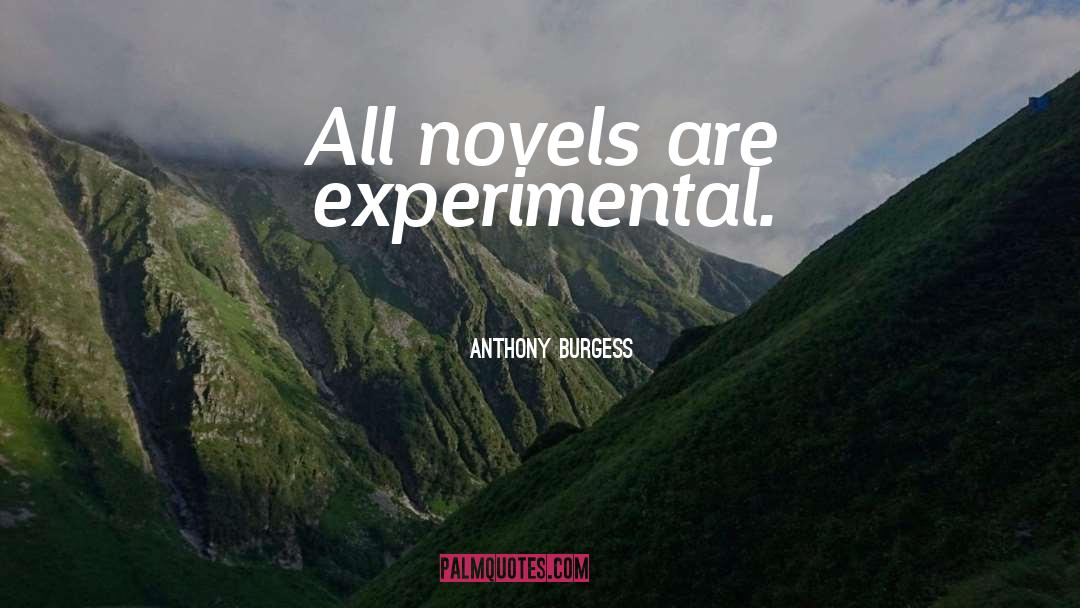 Experimental Fiction quotes by Anthony Burgess