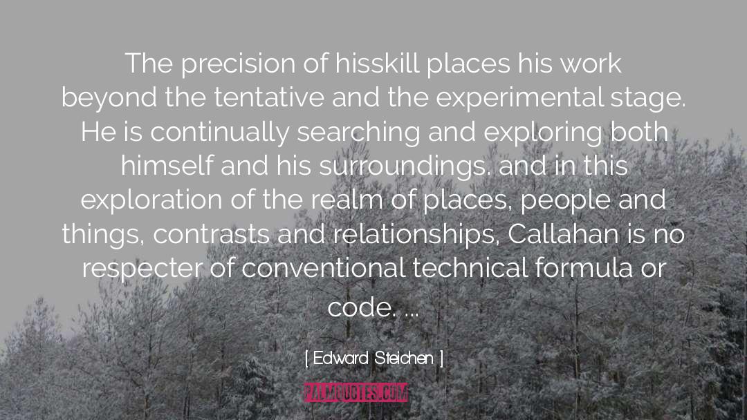 Experimental Mapping quotes by Edward Steichen