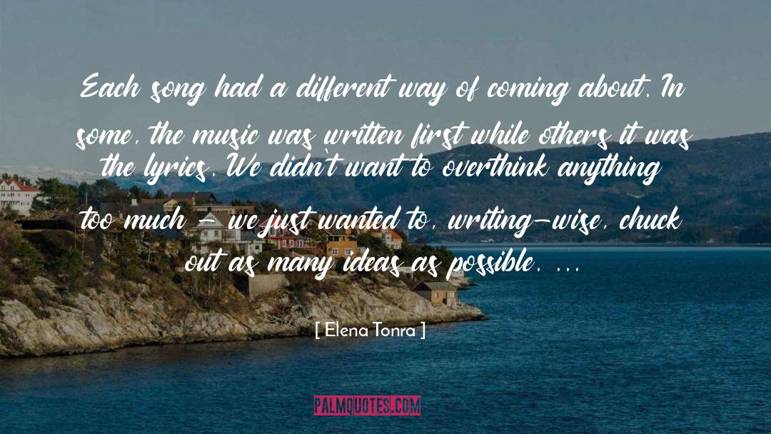 Experimental Music quotes by Elena Tonra