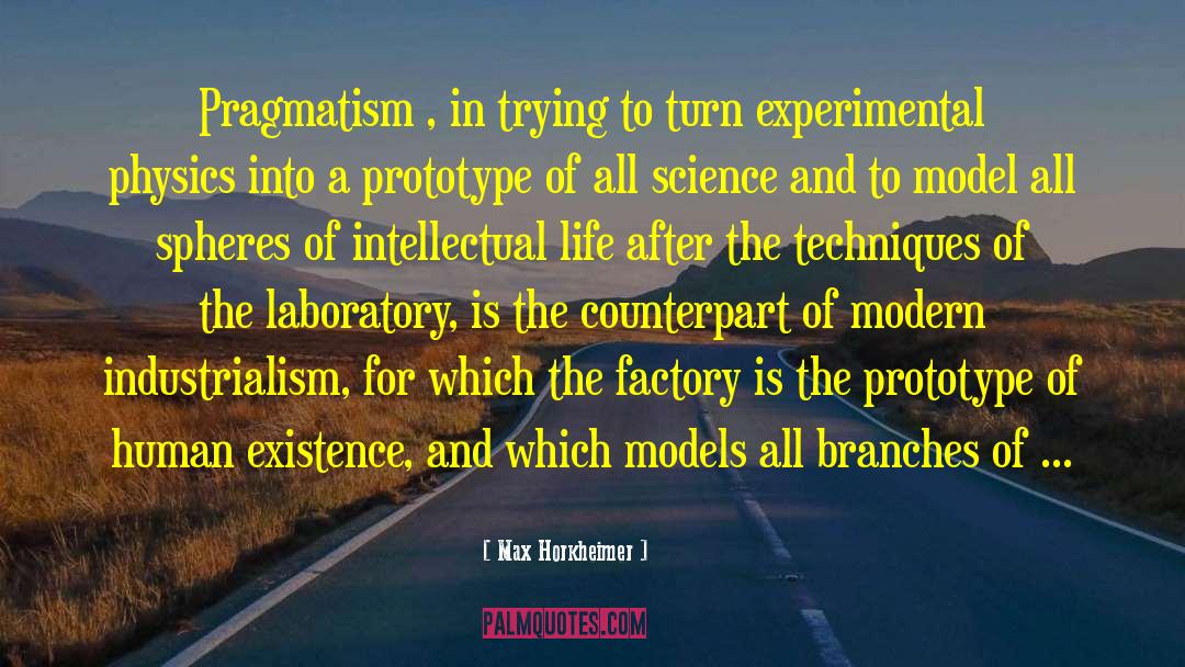 Experimental Physics quotes by Max Horkheimer