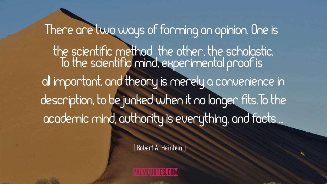Experimental quotes by Robert A. Heinlein