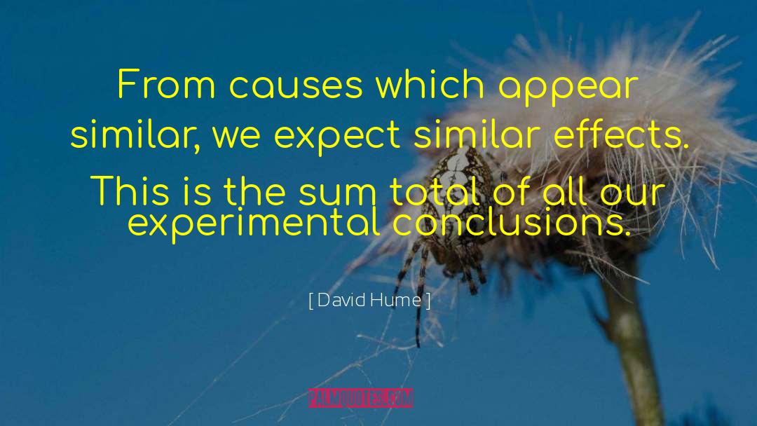 Experimental quotes by David Hume
