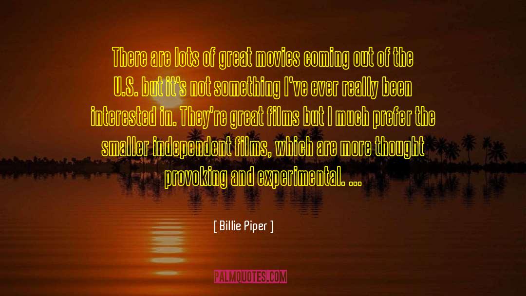 Experimental quotes by Billie Piper