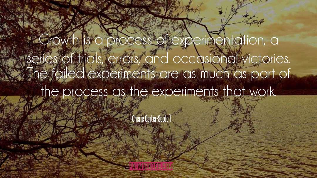 Experimentation quotes by Cherie Carter-Scott