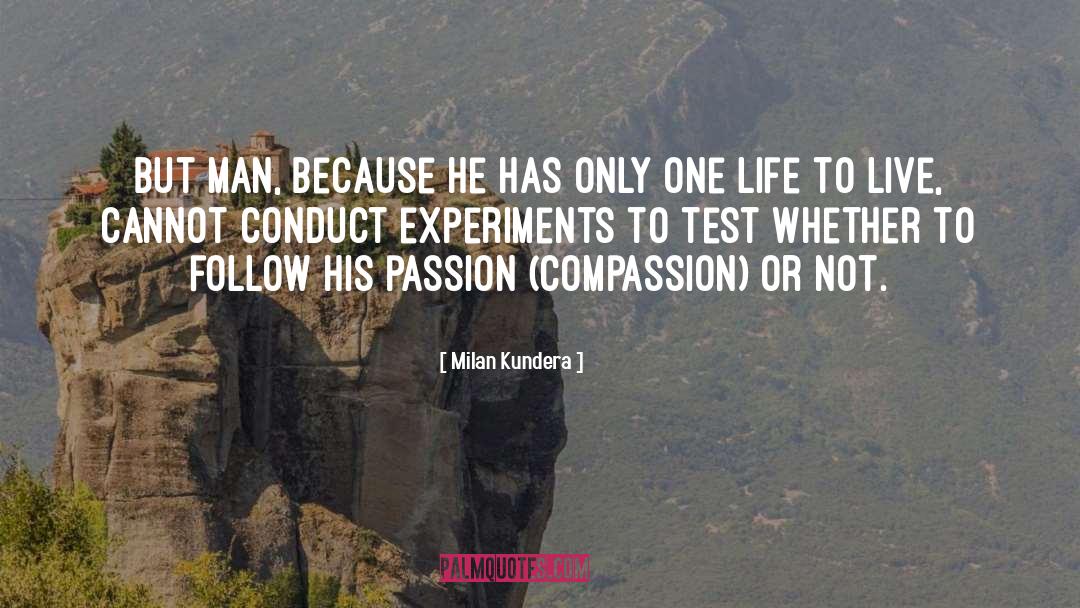 Experiments quotes by Milan Kundera