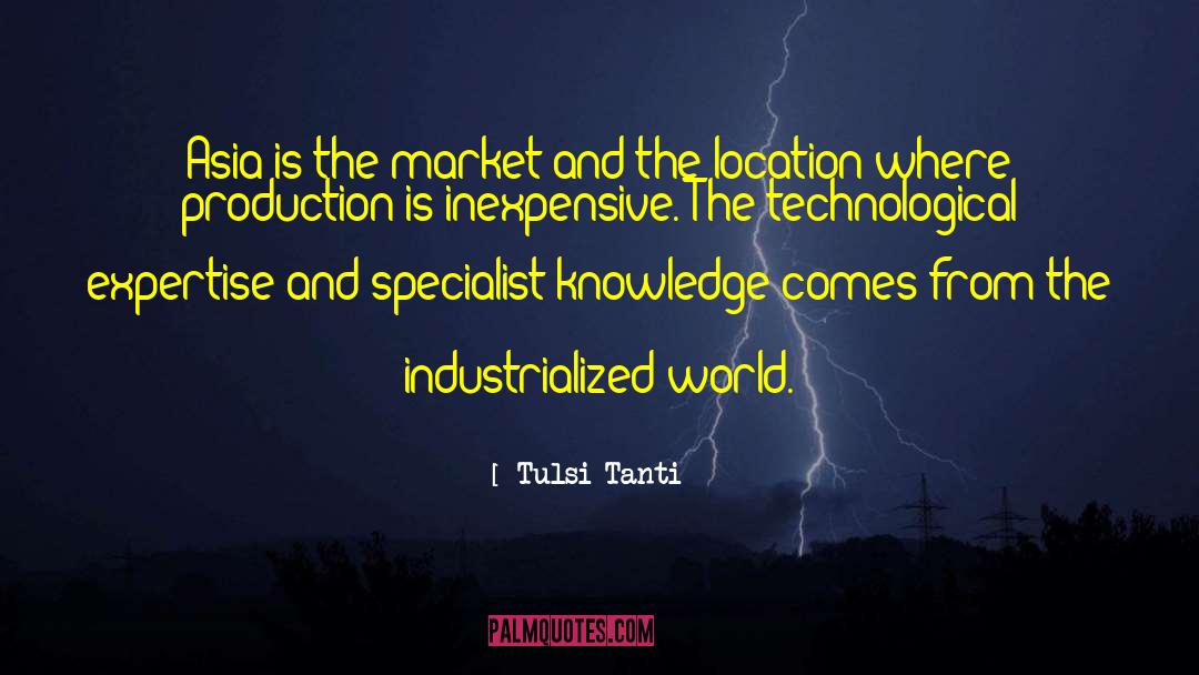 Expertise quotes by Tulsi Tanti