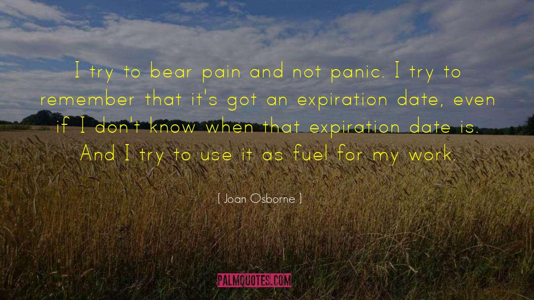 Expiration quotes by Joan Osborne