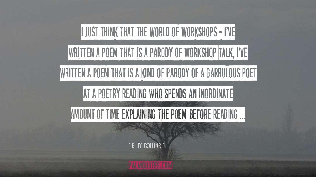 Explaining quotes by Billy Collins