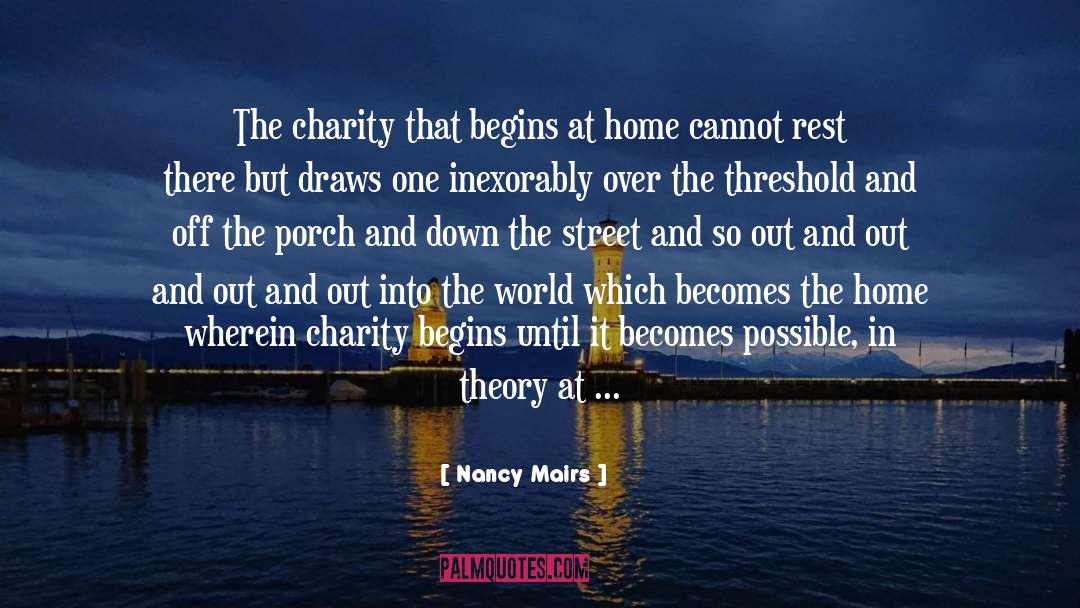 Explanations In Charity quotes by Nancy Mairs