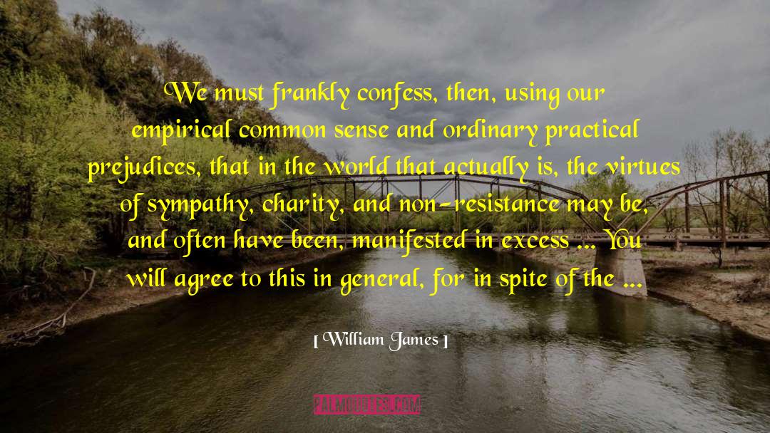 Explanations In Charity quotes by William James