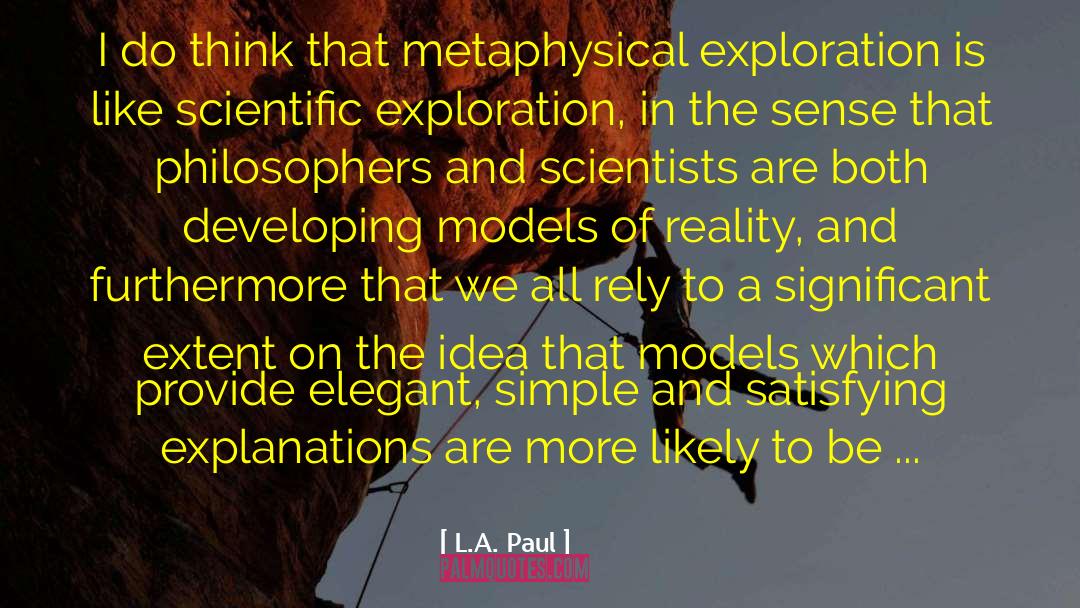 Explanations Math quotes by L.A. Paul