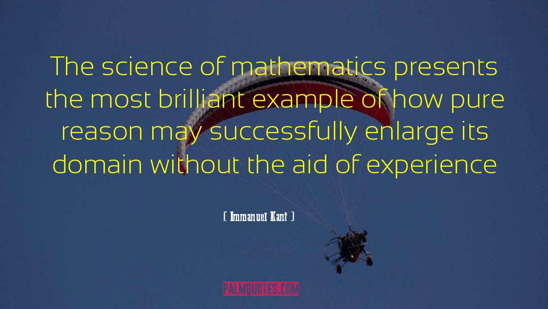 Explanations Math quotes by Immanuel Kant