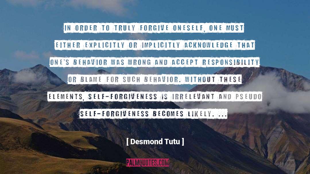 Explicitly quotes by Desmond Tutu