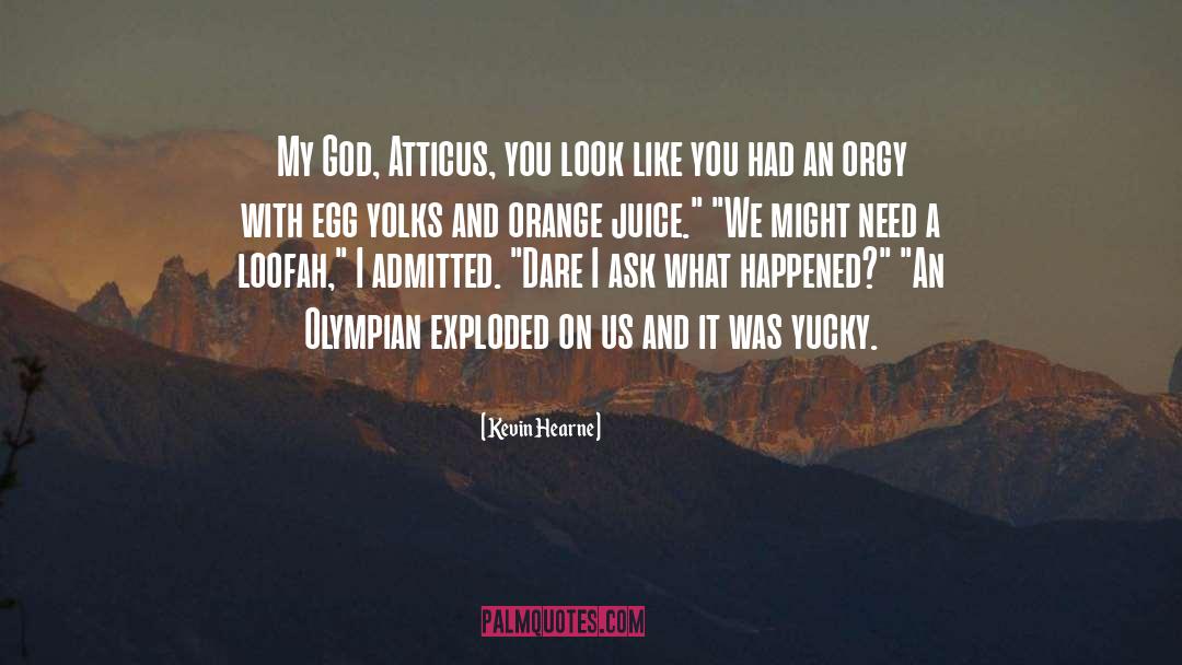 Exploded quotes by Kevin Hearne