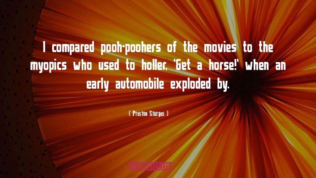 Exploded quotes by Preston Sturges