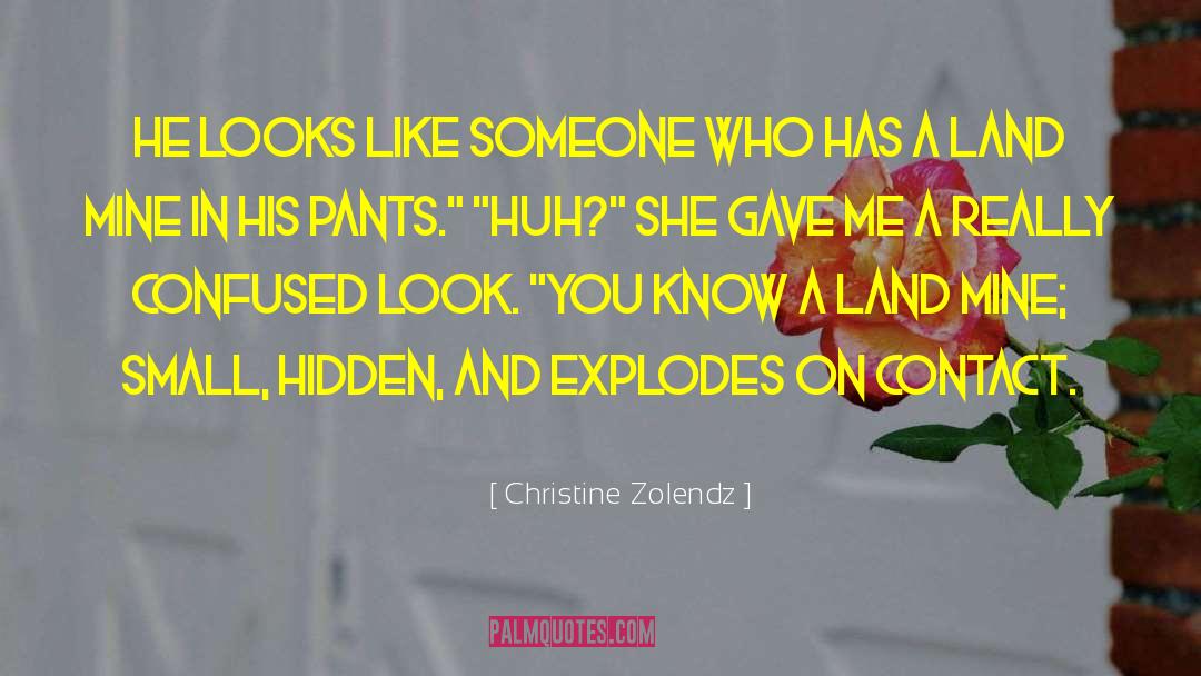 Explodes quotes by Christine Zolendz