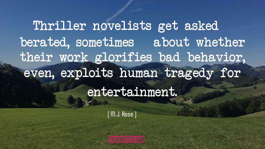 Exploits quotes by M.J. Rose