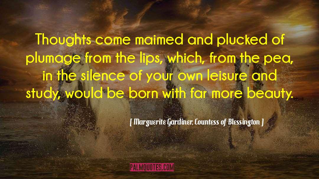 Explorative Study quotes by Marguerite Gardiner, Countess Of Blessington