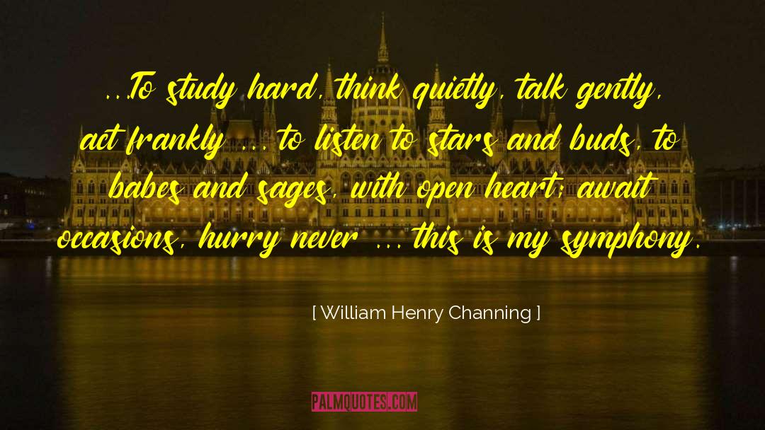 Explorative Study quotes by William Henry Channing
