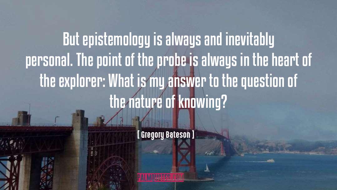 Explorer quotes by Gregory Bateson