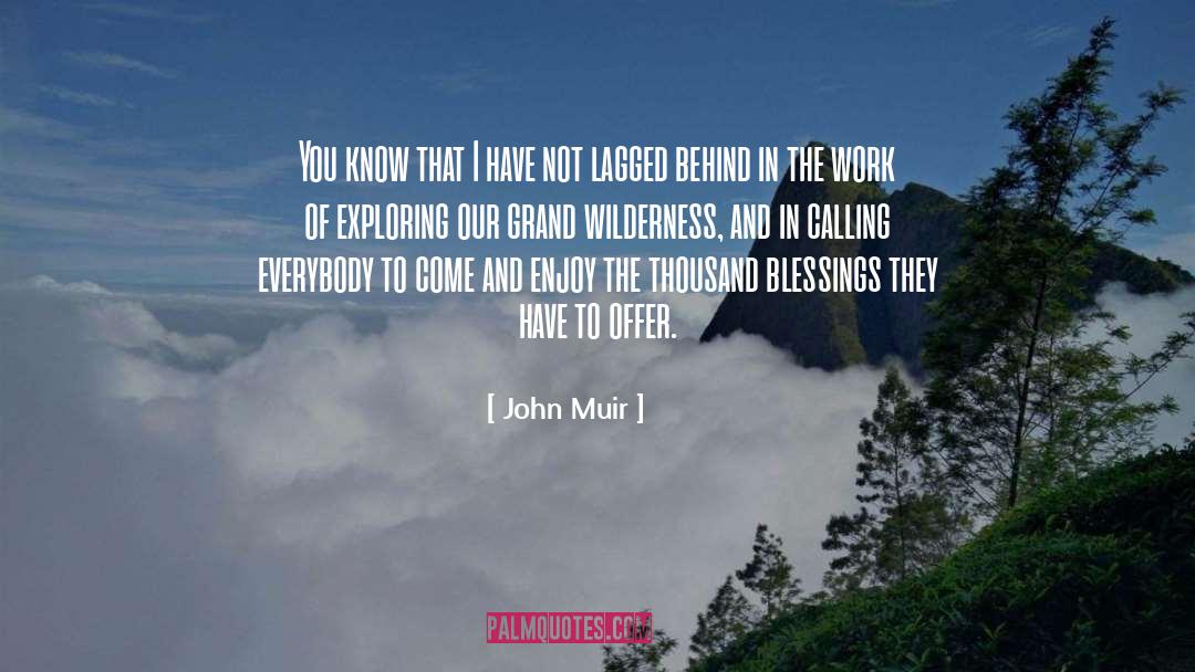 Exploring quotes by John Muir