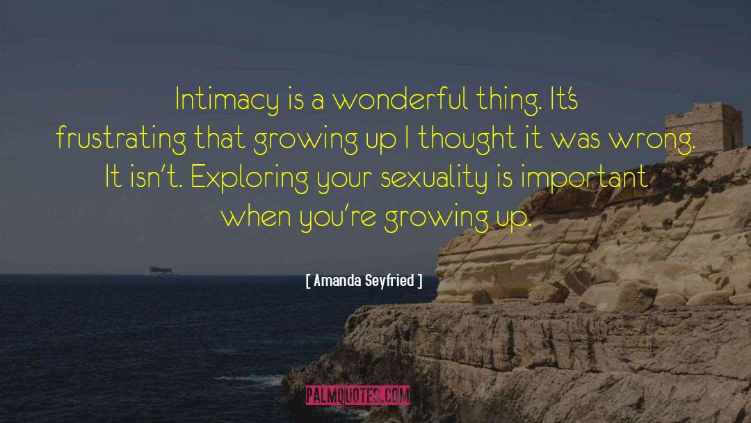 Exploring quotes by Amanda Seyfried