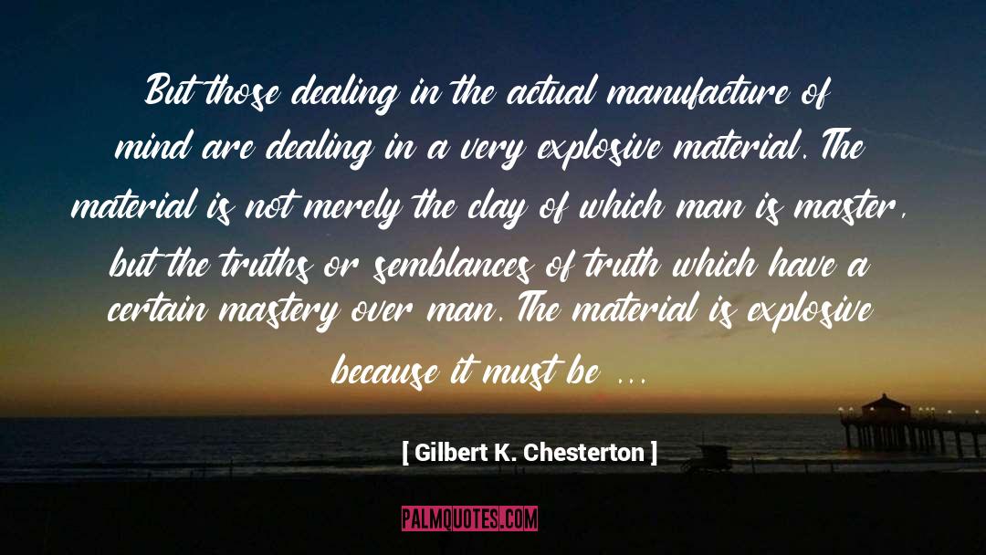 Explosive quotes by Gilbert K. Chesterton
