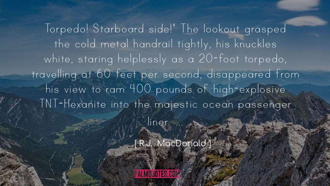 Explosive quotes by R.J.  MacDonald