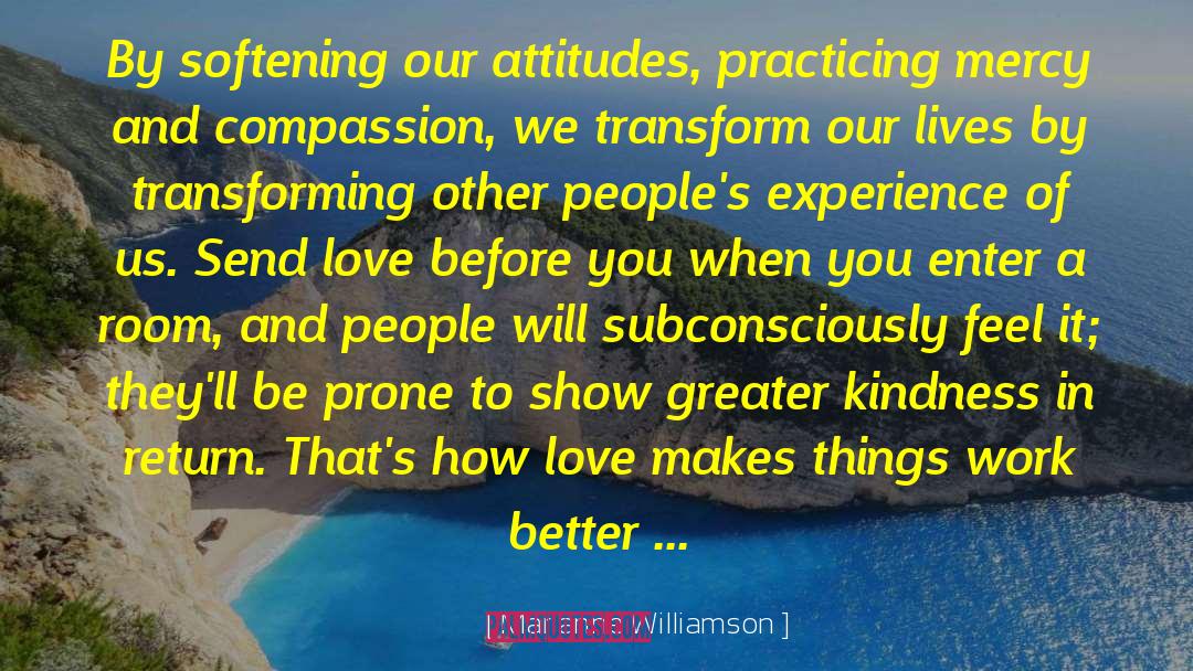 Exponential Kindness quotes by Marianne Williamson