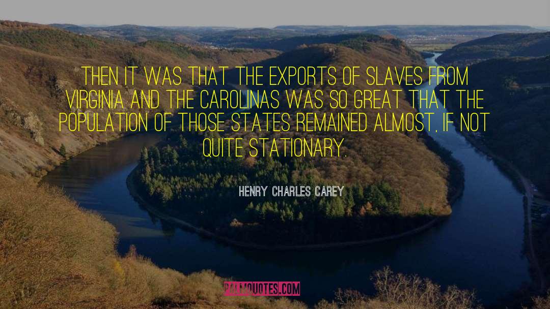 Exports quotes by Henry Charles Carey