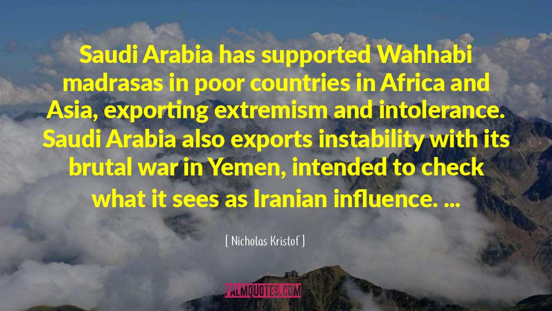 Exports quotes by Nicholas Kristof