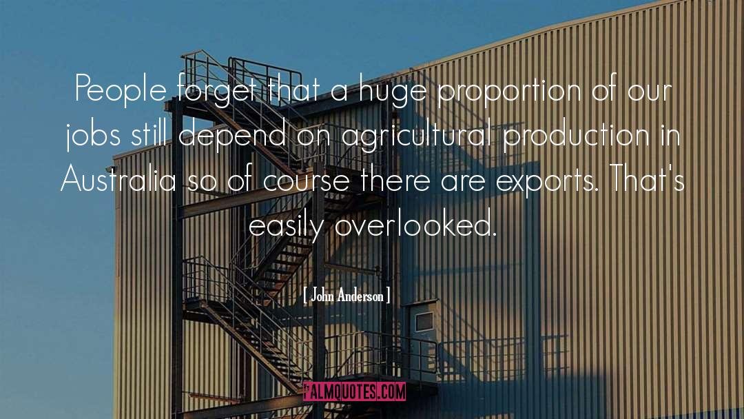 Exports quotes by John Anderson