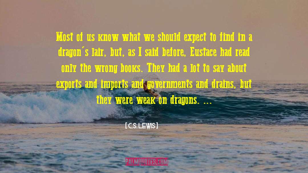 Exports quotes by C.S. Lewis