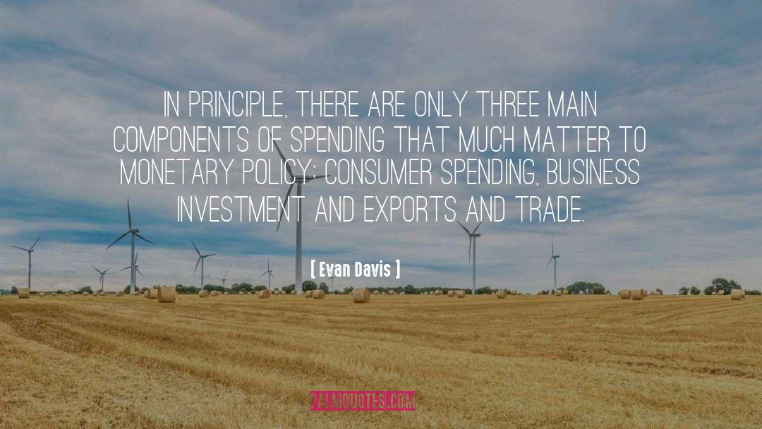 Exports quotes by Evan Davis